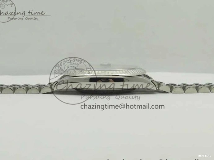 MiroTime 0114 DateJust 41 126334 SS REF 1:1 Best Edition Gray Dial Stick Markers on Jubilee Bracelet A3235 Clone V OdorResistant 3382